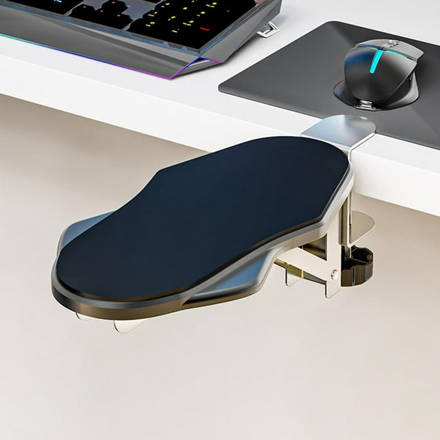 Ergonomic Arm Rest for Desk Forearm Rest Support Hand Bracket Desk Extension for Foldable