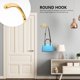 thumbnail image 4 of GOOHOCHY 4 unids robusta dual gancho colgadores de pared sala de pared ropa ropa ropa ganchos, 4 of 7