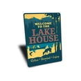 thumbnail image 3 of Relax Lake House Novelty Sign, Metal Wall Decor - 10x14 inches, 3 of 4