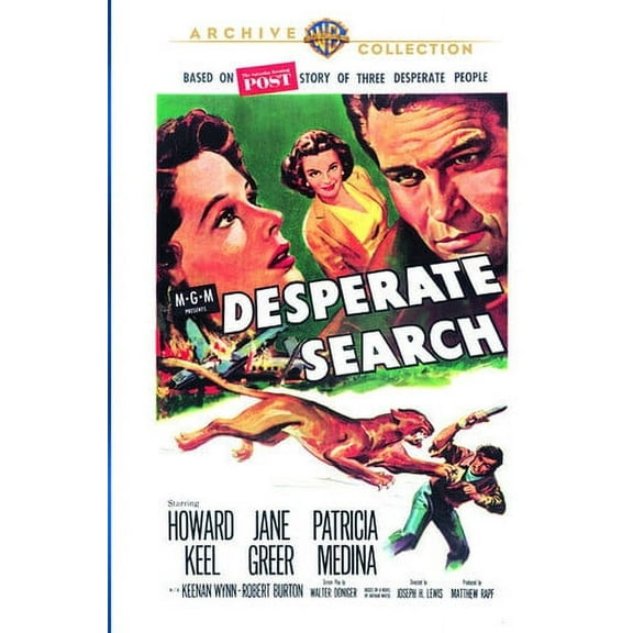Desperate Search (DVD), Warner Archives, Action & Adventure