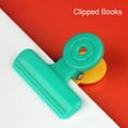 thumbnail image 3 of Seitruly 16 piezas de clips para bolsas de chips, carpeta de alimentos de alta resistencia, abrazadera de papel de plástico, agarre fuerte, cartulina Amarillo L, 3 of 6