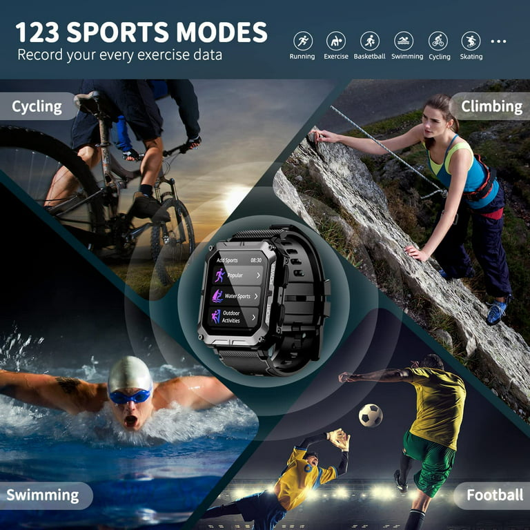 Montre Militaire Robuste Ip68 Waterproof Bluetooth Call MK66 –  PCDELUXEBOUTIQUE