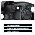 thumbnail image 4 of For 2013-2016 Dodge Dart Chrome Housing Clear Lens Headlights Factory Style, 4 of 13
