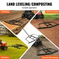 thumbnail image 5 of KFFKFF Driveway Drag 76.57" Width Tow Behind Drag Harrow Steel Gravel Grader ATV, 5 of 9