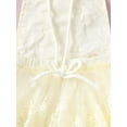 thumbnail image 7 of Mevireiy Baby Girls Boho Lace Embroidery Halter Romper Dress Tulle Backless Bodysuit,Beige,12-18 Months, 7 of 7