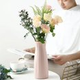 thumbnail image 4 of Florero nórdico moderno anticaída, florero ligero irrompible, maceta alta, diseño moderno, decoración geométrica, florero, sala de estar, pasillo, boda A, 4 of 4