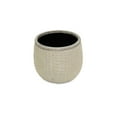 thumbnail image 4 of Cheungs 5743L Osanna Curved Beige Ceramic Pot - Large, 4 of 5