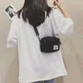 thumbnail image 3 of MesaSe Mode Femmes Toile Patchwork Crossbody Téléphone Sac Mini Sacs à Main (Blanc), 3 of 6