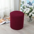 thumbnail image 2 of GUOOL Ottoman Slipcover Footstool Covers Stretch Breathable with Elastic Bottom Feature Machine Washable for Living Room,Small Size 2pcs 1, 2 of 3