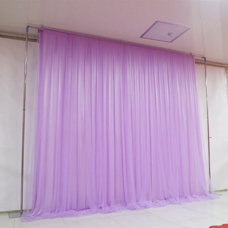 79''x79'' White Background Backdrop Drape Curtain with Swag Wedding Party 