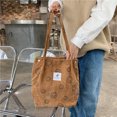 thumbnail image 4 of Bolso Monedero Tote Pana Estética S Retro Gran Capacidad para Colegialas, 4 of 9