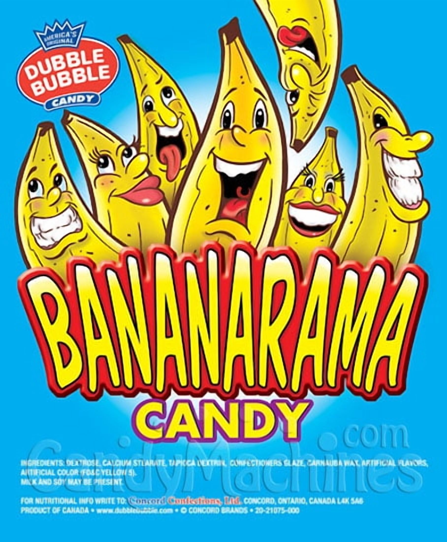 4 POUNDS BANANARAMA CANDY BULK RUNTS BANANA HEADS, by The Nile Sweets