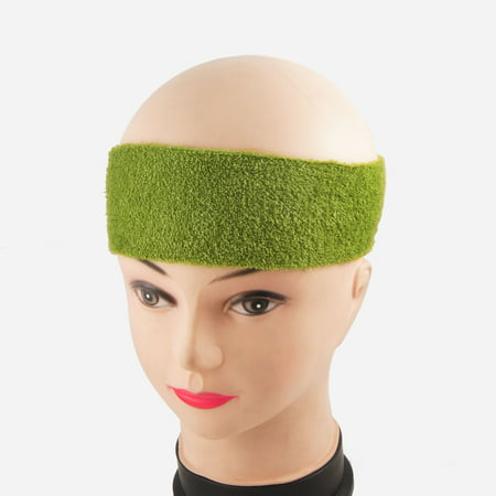 Hairstyle DIY Shower Elastic Headband Hair Band Green 2
