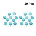 thumbnail image 2 of 20 Pcs 0.6CM Autocollants Temps Cristal Bleu Patchs en Verre Grain Rond pour Fabrication de Bijoux, 2 of 9