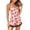 Halloween Pajamas Women-Pink, variant on VOUZZA Womens V Neck Lace Cami Pajama Set Sleeveless Halter Sleepwear Sexy Crocheted Top Shorts Two Piece Lounge