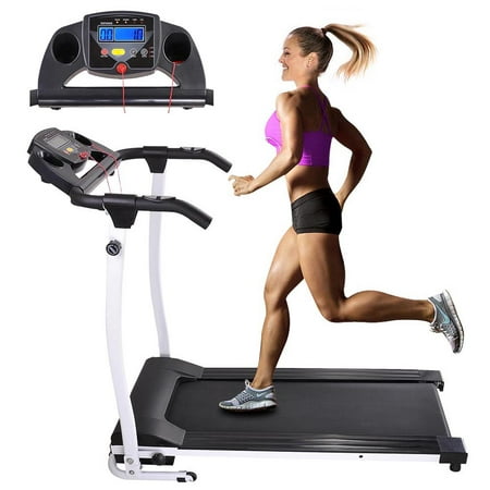 Yescom 1100W Folding Electric Treadmill Motorized Power Running Machine Indoor Jogging Gym Exercise Fitness Color (Best Running Machine Uk)