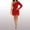 Red, variant on Gspmoly Summer Dresses for Women, Women'S Fashion Perspective Hot Diamond Sequin Long Sleeve Feather Bag Hip Skirt Nightclub Style Party Mini Dress Vacation Dresses for Women Savings