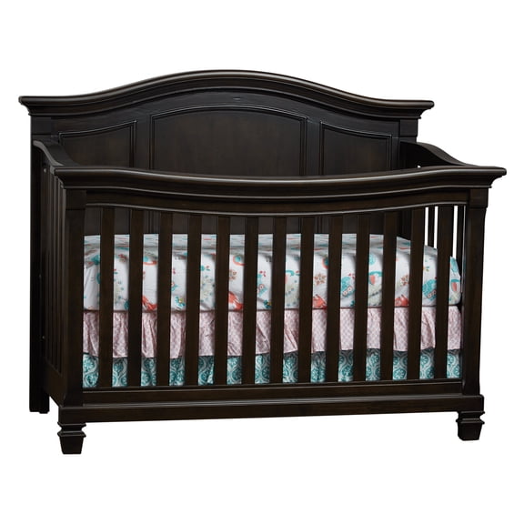 Baby Cache Glendale 4-in-1 Crib in Charcoal Brown