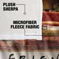 thumbnail image 4 of LOGOVISION Friends Blanket, 50x60 inches, Central Perk Couch Silky Touch Sherpa Back Super Soft Throw Blanket, 4 of 5