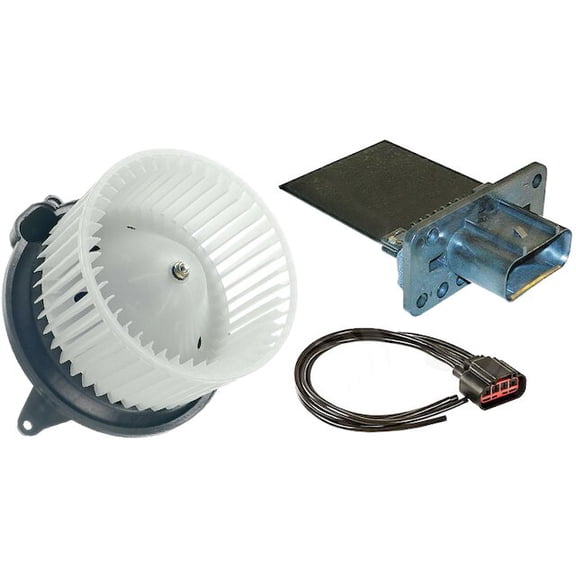 HVAC Blower Motor Kit - Compatible with 2005 - 2015 Nissan TITAN 5.6L V8 2006 2007 2008 2009 2010 2011 2012 2013 2014