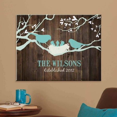 personalized canvas bird 16x20 walmart