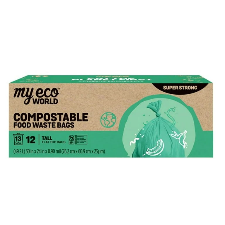 MyEcoWorld 13-gallon Compostable Food Waste Bag, 72-count