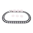 thumbnail image 4 of Tren de juguete giratorio de sushi, tren de juguete giratorio, modelo de simulación de tren de sushi, bandeja para servir sushi para regalos de fiesta 3 secciones, 4 of 10