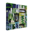 thumbnail image 4 of Canvas Wall Art - Coco Good 'Golders Green I' Wall Art for Living Room, Bedroom, or Office Décor by Trademark Fine Art - 14 x 14 Inches, 4 of 4
