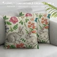 thumbnail image 3 of Spring Pillow Covers Set of , Spring Flower Throw Pillows Outdoor Decorative Farmhouse Easter Pillowcase Spring Decorations for Home Couch Sofa, 3 of 5