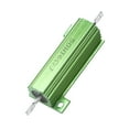 thumbnail image 6 of 2 Pcs Chassis Mount Green Wirewound Aluminium Housed Resistor 50W 16 Ohm, 6 of 8