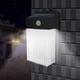 thumbnail image 3 of Luces solares de seguridad para pared o cerca de exterior, impermeables, con sensor de movimiento de 3 modos, 3 of 7