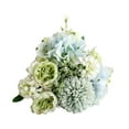 thumbnail image 1 of keepw Artificial Flower Realistic Flowers Imitation Roses Home Wedding Office Lasting Rose Centerpieces Photography Props Green/Type3, 1 of 6