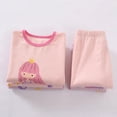 thumbnail image 3 of Conjunto de pijamas de 2 uds para niños y niñas, ropa interior de algodón con estampado de dibujos animados, Jersey y pantalones, para Navidad y otoño, nuevo 100%, 3 of 4