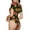 Cartoon Snail, variant on Cartoon Surfer Sharks Womens One Piece Swimsuits Modest Tummy Control Bathing Suits Lace Up Slimming Swim Suit-Large