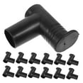 thumbnail image 6 of ELAYARD 20Pcs Plastic Clothes Rack Connectors with Right Angle Joint for Standing Drying Shelf, 6 of 8