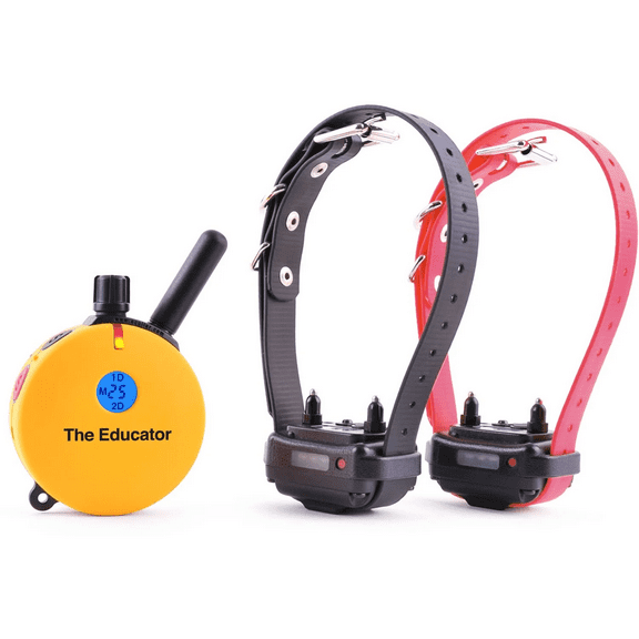 E-Collar ET-402 2Dog Mini Educator Remote Training E-Collar - 3/4 Mile Remote - 100 Safe Tapping Stimulation Levels, Night Light, Waterproof