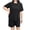 Black-pajamas, variant on Aezemi Women Plus Size Sleep Set 2 Piece Fashion Short Sleeve Tops Shorts Summer Spring Home Comfy Casual Pajama Sets for Women 5XL