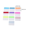 Multi Line Tabs Design OULII Assorted Color Reading Strips Book Tabs with Transparent Design ...