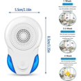 thumbnail image 2 of Ultrasonic Pest Repeller,electronic Bug Repellent Plug In For Mosquitos, Ants, Roaches, Bug, Mouse -aqwg, 2 of 5