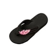 thumbnail image 2 of Viluyesy Womens Wedge Flip Flops, Floral Non-Slip Comfortable Indoor Outdoor Fashion Slides Slippers Pink, 2 of 9