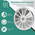 thumbnail image 5 of 1000Pcs Edelstahl Schrauben Set Maschinenschrauben Sortiment Fuer PC Brille Handy, 5 of 5