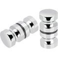 thumbnail image 2 of Set of 2 Push-Button Shower Cabin Handles, Stainless Steel, 2 of 5