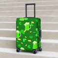 thumbnail image 6 of Susaid St Patrick's Day2 Print Elastic Washable Suitcase Cover with Hidden Zipper, Fits 18-32 Inch Luggage for Protection During Travel-Medium, 6 of 7