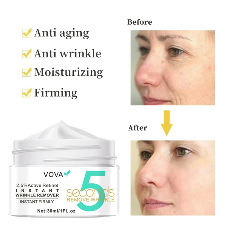 2PC 5 Seconds Wrinkle Remover Instant Face Cream Anti Aging Cream