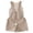 Khaki, variant on Girl Easter Outfit Sleeveless Striped Tank Top and Overalls 2 Peice Summer Outfit Set Dress up Party Outfit Girls Clothes Size 5-6 Years