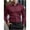 Wine, variant on Men's Dress Shirts Regular Fit Business Casual Solid Color Blouse Stretch Button Down Slim Fit Top/Shirt