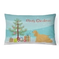 thumbnail image 1 of Carolines Treasures BB2904PW1216 Cocker Spaniel Merry Christmas Tree Canvas Fabric Decorative Pillow, 1 of 3
