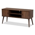 thumbnail image 1 of Baxton Studio Alard 2-Door Wood TV Stand in Brown, 1 of 9