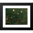 thumbnail image 2 of Franz Michael Siegmund von Purgau the elder 18x14 Black Modern Framed Museum Art Print Titled - Piece of Lawn with Thistle, Frogs and Dragonfly (1738), 2 of 5