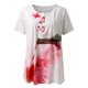 thumbnail image 4 of Blusa Informal Elegante Para Mujer, Camisetas de Manga Corta Con Cuello en V, Camiseta Estampada, Regalo Odeerbi ODB163282, 4 of 4